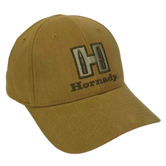 Hornady Hat Snapback Cap Beige Logo Ammo Shooting Outdoor Tactical 2A Range OSFA - Picture 3 of 6